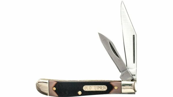 Old Timer Dog Leg Jack 2 Blade Folding Knife 2.3" Clip Point