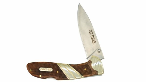 Old Timer Lockback Folding Knife 3.7" Clip Point