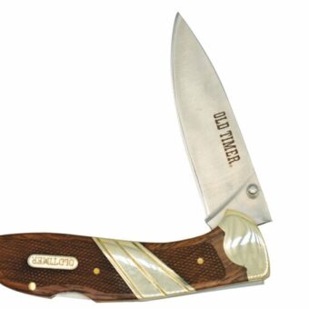 Old Timer Lockback Folding Knife 2.9" Drop Point