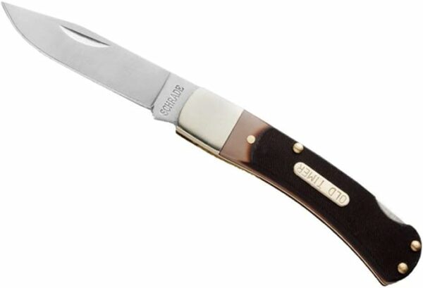 Old Timer Bearhead Folding Knife 2.25" Drop Point