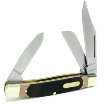 Old Timer Senior 3 Blade Folding Knife 3" Clip point, pen, sheep foot