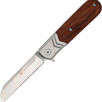 Smith & Wesson Executive Barlow Assisted Opening Folding Knife 2.76" Sheepsfoot