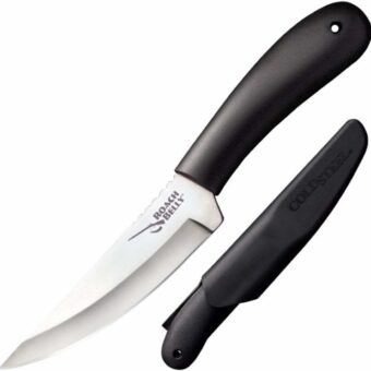 Cold Steel Roach Belly Fixed Blade Knife 4.1" Drop Point ‎Hollow Grind