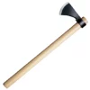 Cold Steel Frontier Tomahawk 1055 Carbon Steel Blade American Hickory Handle Black/Natural Wood - Image 2