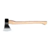Cold Steel Trail Boss Hatchet 1055 Carbon Steel Blade American Hickory Handle Black/Natural Wood - Image 2