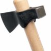 Cold Steel Tail Hawk Tomahawk 1055 Carbon Steel Blade American Hickory Handle Black/Natural Wood - Image 2
