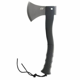 Schrade Bedrock Axe 3Cr13MoV Steel Blade Overmold Handle Black/Satin Steel