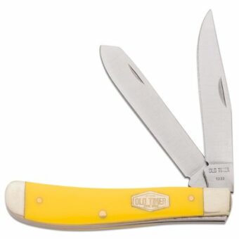 Old Timer Gunstock Trapper 2 Blade Folding Knife 3" Clip Point