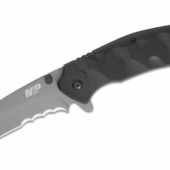 Smith & Wesson M&P Special Ops Assisted Opening Folding Knife 4" Combo Tanto Point