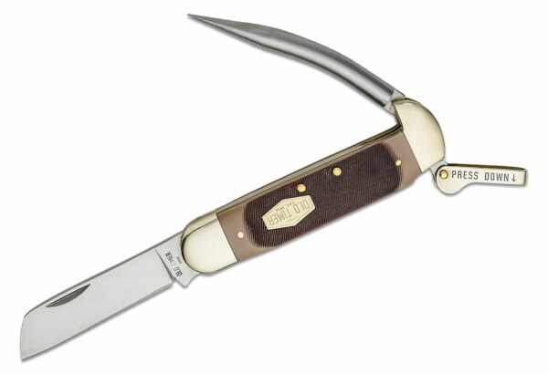 Old Timer Mariners Knife 2 Blade Folding Knife 2.8" Clip Point