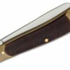 Old Timer Gunstock Trapper 2 Blade Folding Knife 3" Clip, Spey Point - Image 5