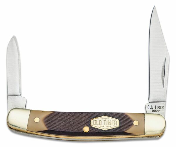 Old Timer Minuteman 2 Blade Folding Knife 1.9" Clip Point