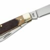 Old Timer Middleman 3 Blade Folding Knife 2.4" Clip Point - Image 3