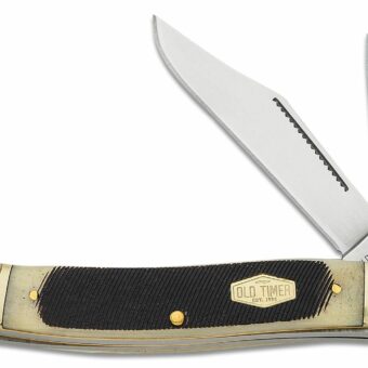 Old Timer Lumberjack 3 Blade Folding Knife 3.4" Clip Point & Pen Blade