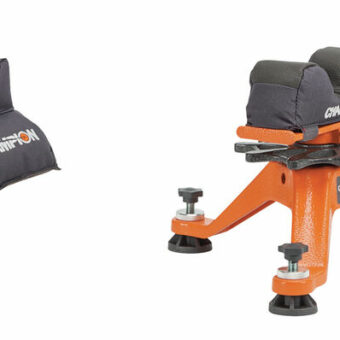 Champion Range and Target Tri-Stance Rest Steel Black/Orange