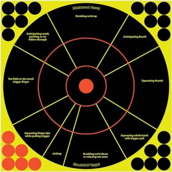 Birchwood Casey Shoot-N-C Handgun Trainer Target 12" Pack of 5
