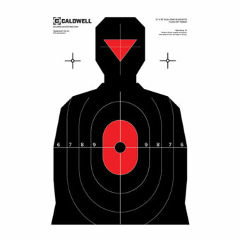 ‎Caldwell Silhouette Dual Zone Target 12" x 18" Pack of 8