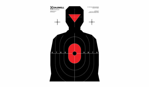 ‎Caldwell Silhouette Dual Zone Target 12" x 18" Pack of 8