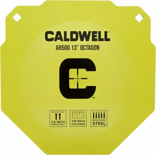‎Caldwell AR500 Octagon Steel Target 13" 3/8" Thick