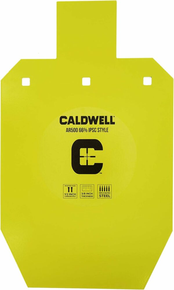 ‎Caldwell AR500 Silhouette Steel Target 20" x 12" 3/8" Thick