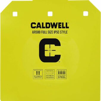 ‎Caldwell Full Size IPSC Gong Steel Plate Target 18" x 30" 3/8" Thick