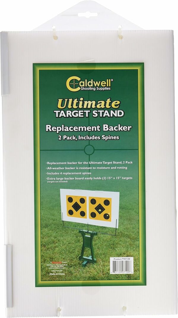 ‎Caldwell Ultimate Target Stand Replacement Backer 10.8" x 17.75" Pack of 2