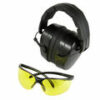 Champion Eyes & Ears Combo Earmuffs & Shooting Glasses (NRR 22dB) Black - Image 2