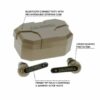 ‎Caldwell E-Max Shadows Bluetooth Electronic Ear Plugs (NRR 23dB) FDE - Image 3
