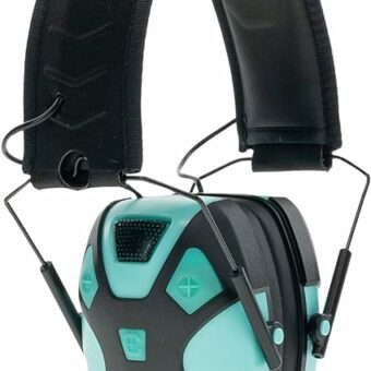‎Caldwell E-Max Pro Electronic Earmuffs (NRR 23dB) Tiffany Blue