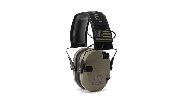 Walker's Razor Slim Low Profile Electronic Earmuffs (NRR 23dB) FDE