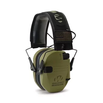 Walker's Razor Slim Low Profile Electronic Earmuffs (NRR 23dB) Olive Drab