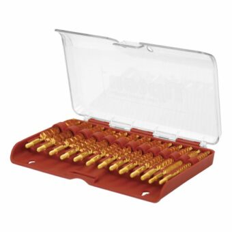 Tipton Best Rifle 13-Piece Bore Brush Set Bronze 17 - 45 Caliber 8-32 Thread (17 Caliber has 5-40 Thread)