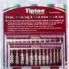 Tipton 26 Piece Best Bore Brush and Ultra Jags Set Nickel Plated Brass and Bronze 17 - 45 Caliber 8-32 Thread (17 Caliber has 5-40 Thread) - Image 3