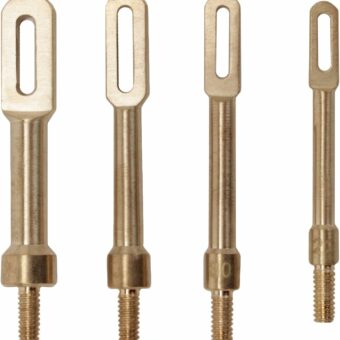 Tipton 4-Piece Slotted Tip Set Brass 22 - 45 Caliber 8-32 Thread