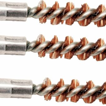 Tipton Handgun Bore Brush Bronze 22 Caliber 8-32 Thread Pack of 3