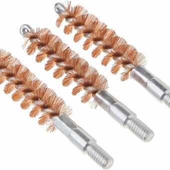 Tipton Handgun Bore Brush Bronze 35 Caliber;38 Caliber;9mm 8-32 Thread Pack of 3