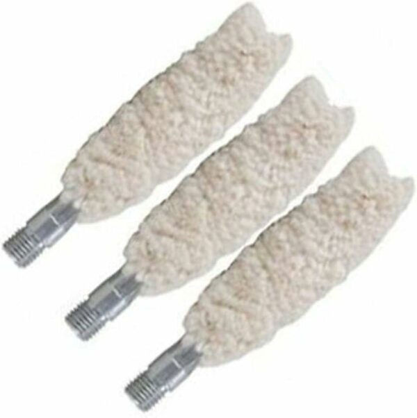 Tipton Shotgun Bore Cleaning Mop Cotton 16 - 20 Gauge 5/16"-27 Thread Pack of 3