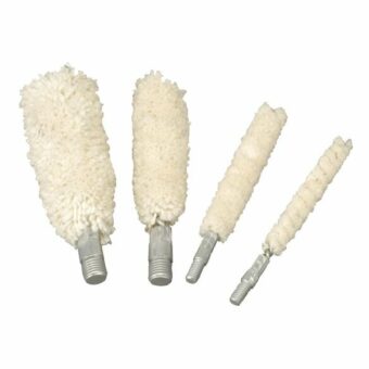 Tipton Rifle Bore Cleaning Mop Cotton 22 - 25 Caliber 8-32 Thread Pack of 3