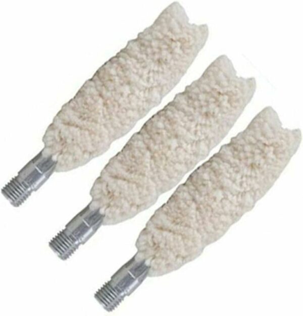 Tipton Shotgun Bore Cleaning Mop Cotton 410 Bore 5/16"-27 Thread Pack of 3