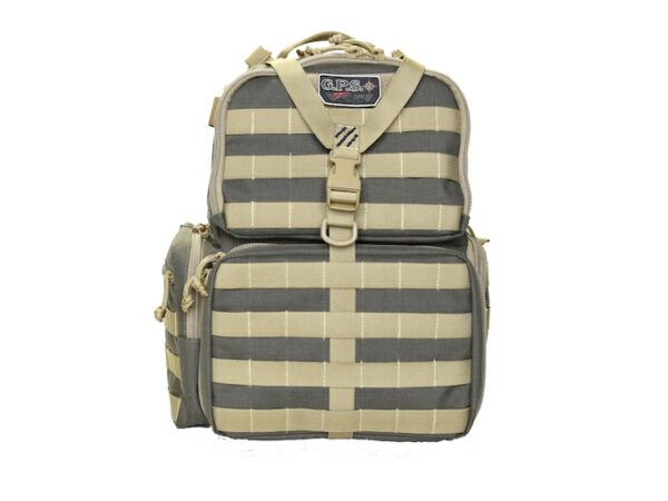 GPS Tactical Range Backpack 1000D Cordura Nylon Green/Khaki