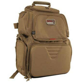 GPS Handgunner Range Backpack 600D Polyester Tan
