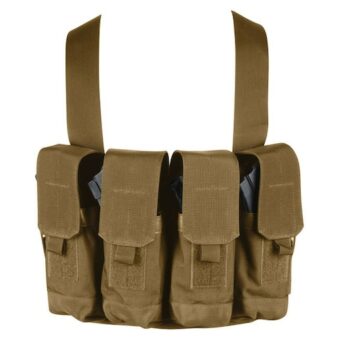 Blackhawk Commando Chest Rig Magazine Pouch AK-47 8 AK-47 30 Round Magazines, 2 Double Stack Pistol Magazines