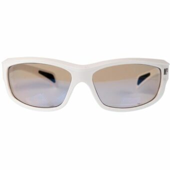 Smith & Wesson Whitehawk Shooting Glasses Gloss White Frame Clear Mirrored Lens
