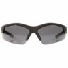 Smith & Wesson Super Cobra Shooting Glasses Black Frame Smoke Lens - Image 2