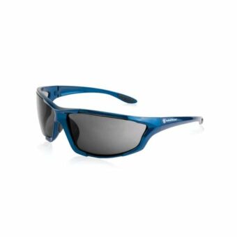Smith & Wesson Major Full Frame Shooting Glasses Blue Frame Smoke Lens