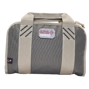 GPS Double Handgun Case 13" Black/Grey