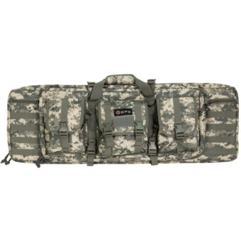 GPS Double Rifle Case 36" Gray Digital Camo