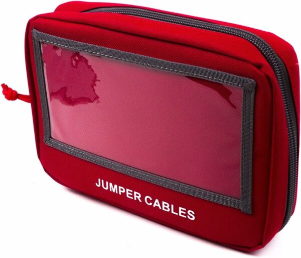 GPS Jumper Cables Discreet Handgun Case Red