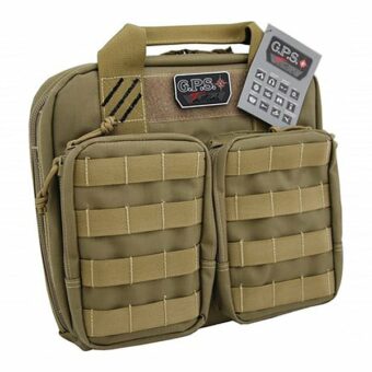 GPS Tactical Double Handgun Case 10" Black