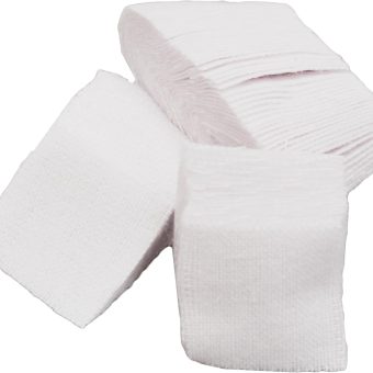 Tipton Square Cotton Cleaning Patches 22 - 270 Caliber 1.13" Pack of 100
